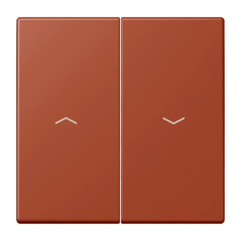 Jung Wippe 2fach, mit Pfeilsymbolen, Serie LS, l'ocre rouge LC995P232