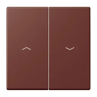 Jung Wippe 2fach, mit Pfeilsymbolen, Serie LS, terre sienne br?lée 31 LC995P235