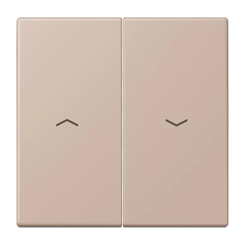 Jung Wippe 2fach, mit Pfeilsymbolen, Serie LS, ombre br?lée claire LC995P240