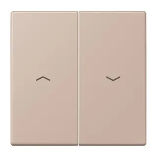 Jung Wippe 2fach, mit Pfeilsymbolen, Serie LS, ombre br?lée claire LC995P240