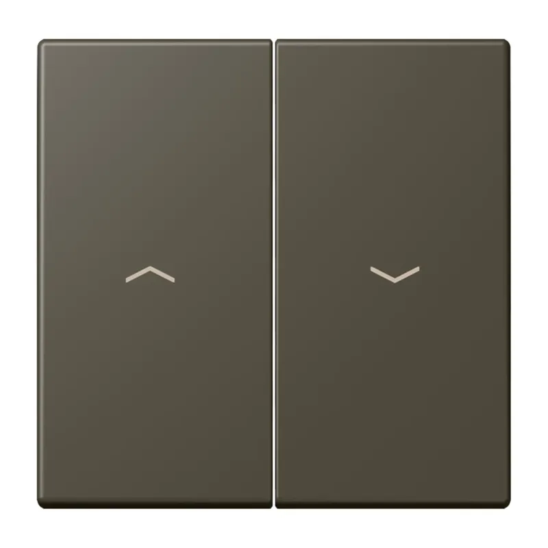Jung Wippe 2fach, mit Pfeilsymbolen, Serie LS, ombre naturelle 31 LC995P241