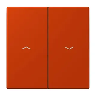 Jung Wippe 2fach, mit Pfeilsymbolen, Serie LS, rouge vermillon 59 LC995P244