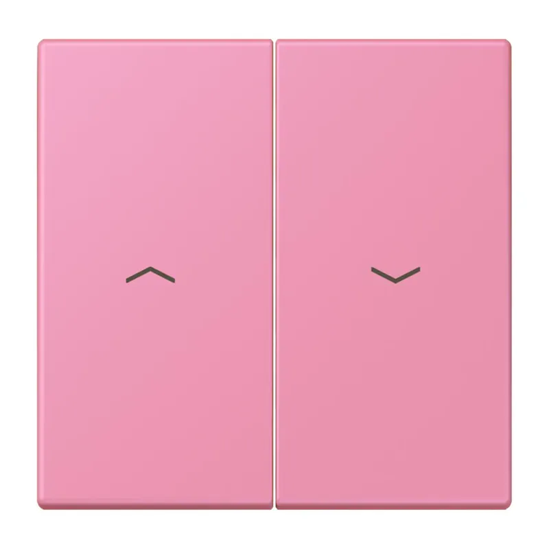 Jung Wippe 2fach, mit Pfeilsymbolen, Serie LS, rose vif LC995P246