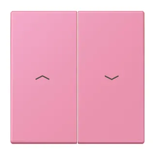 Jung Wippe 2fach, mit Pfeilsymbolen, Serie LS, rose vif LC995P246