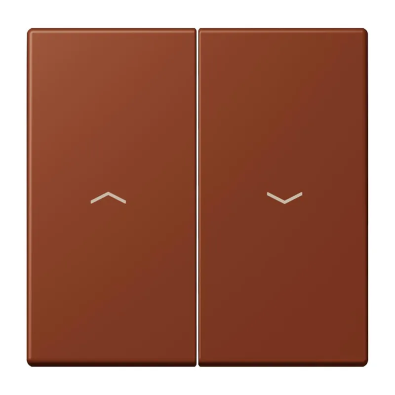 Jung Wippe 2fach, mit Pfeilsymbolen, Serie LS, terre sienne br?lée 59 LC995P247