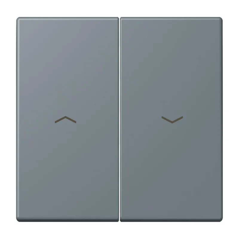 Jung Wippe 2fach, mit Pfeilsymbolen, Serie LS, gris 59 LC995P251