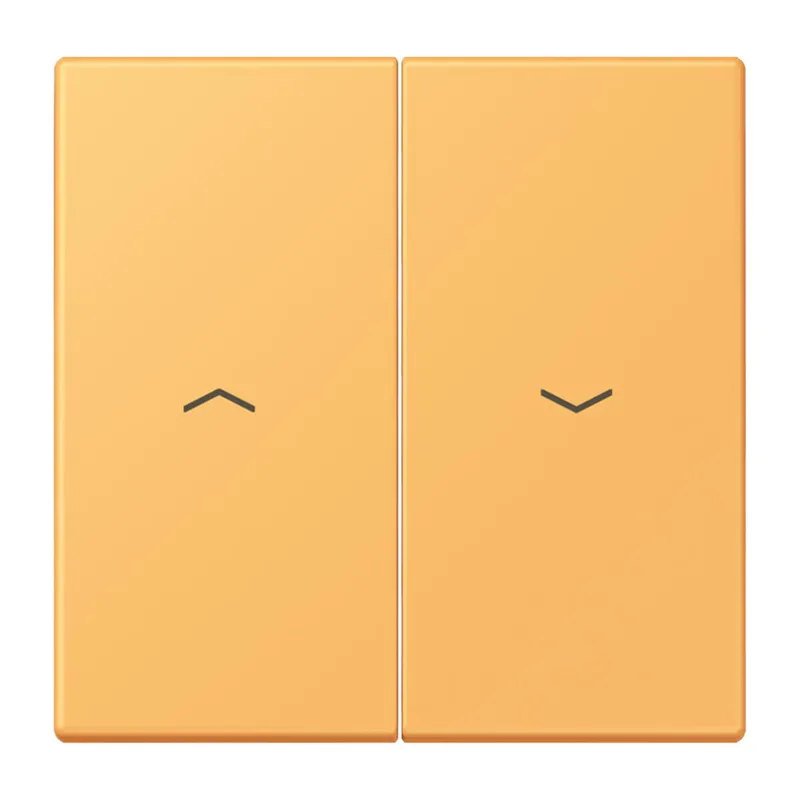 Jung Wippe 2fach, mit Pfeilsymbolen, Serie LS, ocre jaune clair LC995P254