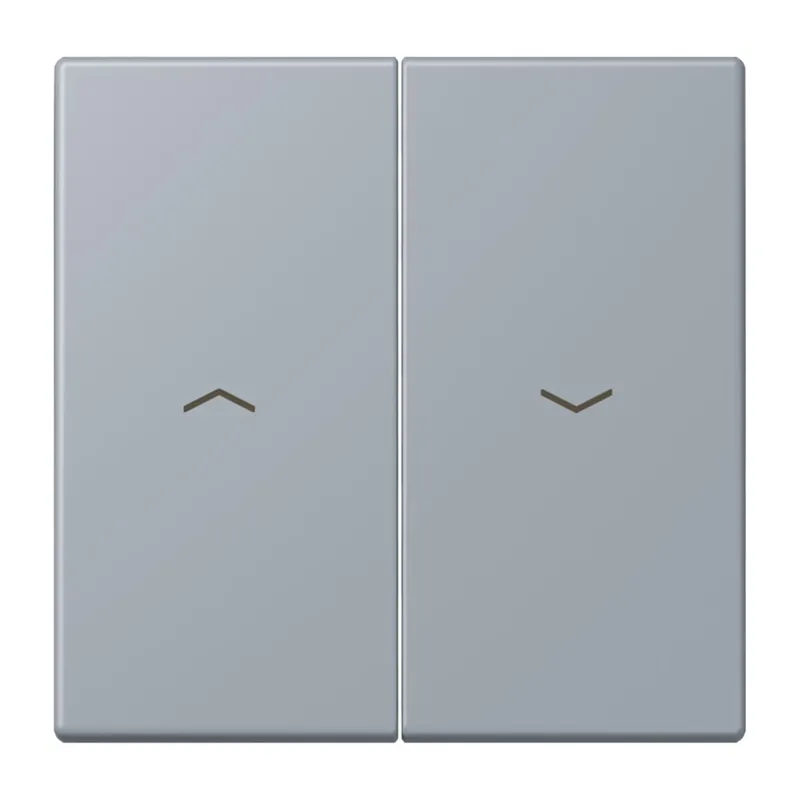 Jung Wippe 2fach, mit Pfeilsymbolen, Serie LS, gris clair 59 LC995P257