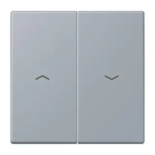 Jung Wippe 2fach, mit Pfeilsymbolen, Serie LS, gris clair 59 LC995P257