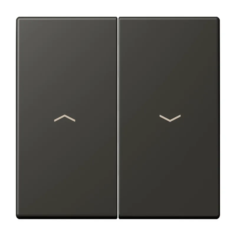 Jung Wippe 2fach, mit Pfeilsymbolen, Serie LS, ombre naturelle 59 LC995P259