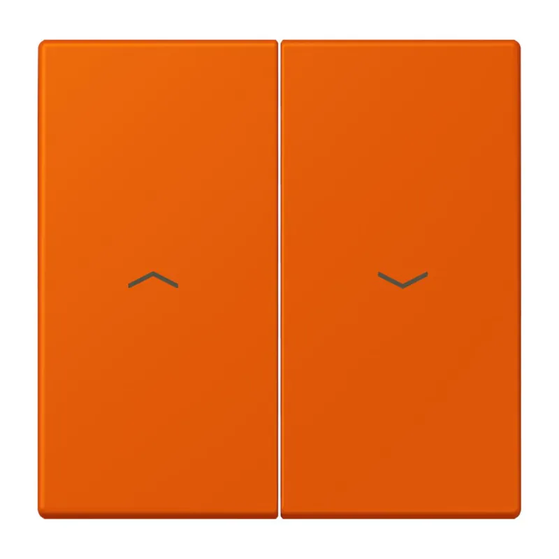 Jung Wippe 2fach, mit Pfeilsymbolen, Serie LS, orange vif LC995P260
