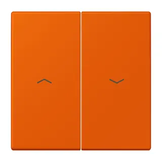 Jung Wippe 2fach, mit Pfeilsymbolen, Serie LS, orange vif LC995P260