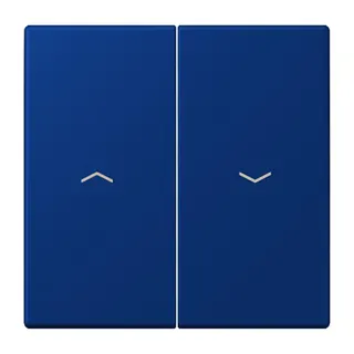 Jung Wippe 2fach, mit Pfeilsymbolen, Serie LS, bleu outremer foncé LC995P261