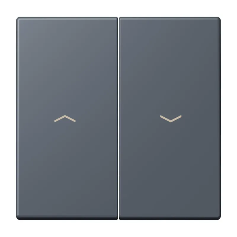 Jung Wippe 2fach, mit Pfeilsymbolen, Serie LS, gris fonce 59 LC995P262