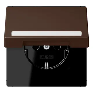 Jung SCHUKO Steckdose, 16 A 250 V ~, mit Schriftfeld, Serie LS, terre d LC1520BFNAKL239