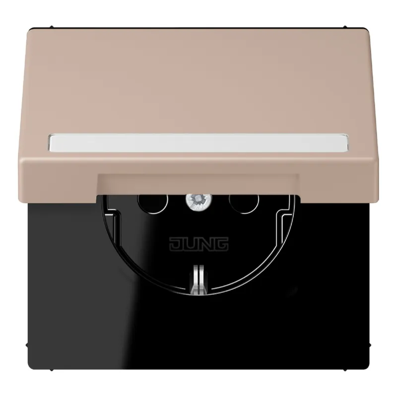Jung SCHUKO Steckdose, 16 A 250 V ~, mit Schriftfeld, Serie LS, ombre b LC1520BFNAKL240