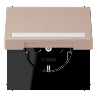 Jung SCHUKO Steckdose, 16 A 250 V ~, mit Schriftfeld, Serie LS, ombre b LC1520BFNAKL240