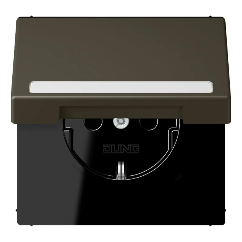 Jung SCHUKO Steckdose, 16 A 250 V ~, mit Schriftfeld, Serie LS, ombre n LC1520BFNAKL241