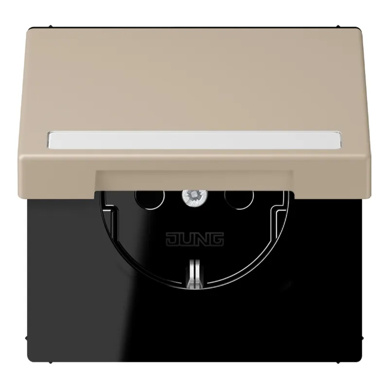 Jung SCHUKO Steckdose, 16 A 250 V ~, mit Schriftfeld, Serie LS, ombre n LC1520BFNAKL243
