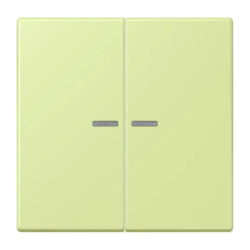 Jung Wippe mit Lichtleiter für Taster 2fach, Serie LS, vert jaune clair LC102KO5222
