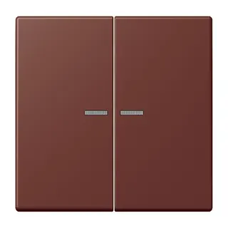 Jung HOME Taster 2fach, Serie LS, terre sienne br?lée 31 BTLC17102235