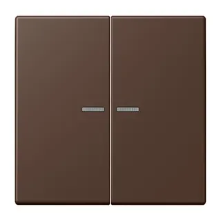 Jung HOME Taster 2fach, Serie LS, terre d'ombre br?lée 31 BTLC17102239