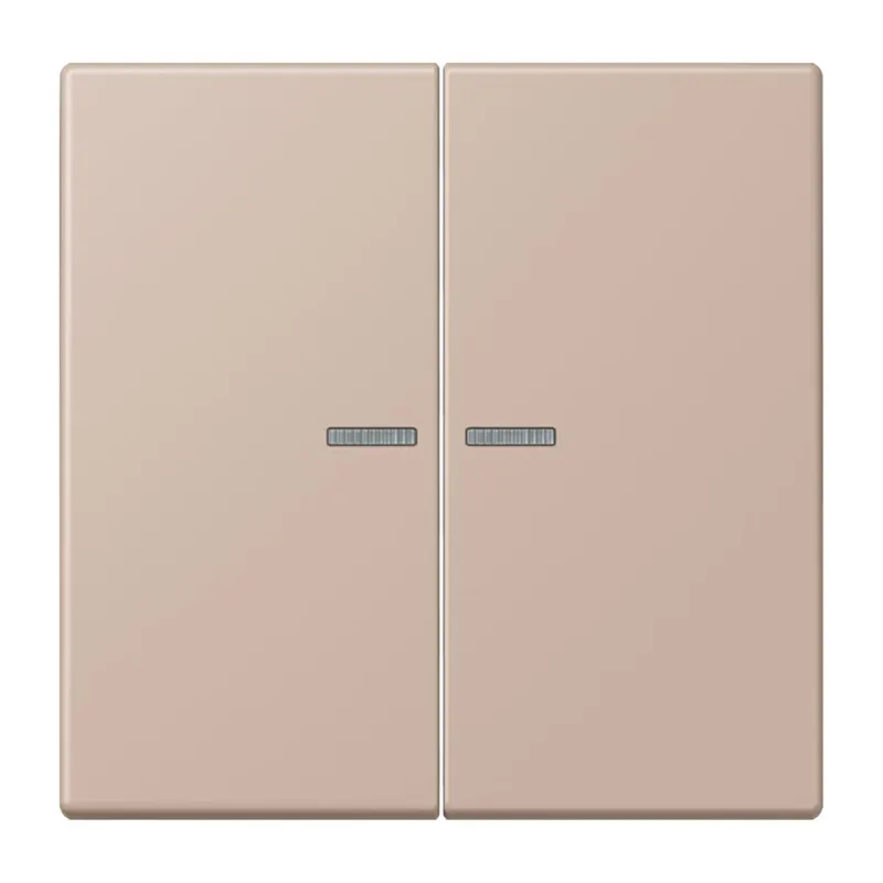 Jung Wippe mit Lichtleiter für Taster 2fach, Serie LS, ombre br?lée claire LC102KO5240