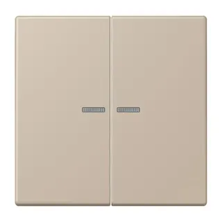 Jung HOME Taster 2fach, Serie LS, ombre naturelle claire BTLC17102243
