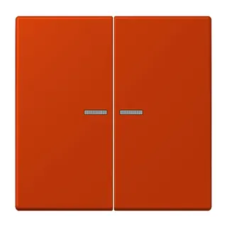 Jung HOME Taster 2fach, Serie LS, rouge vermillon 59 BTLC17102244