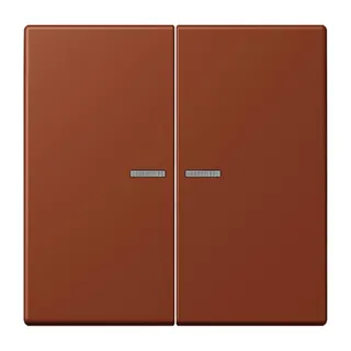 Jung HOME Taster 2fach, Serie LS, terre sienne br?lée 59 BTLC17102247