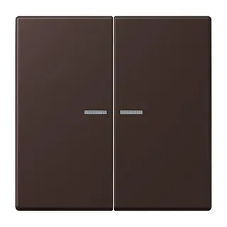 Jung HOME Taster 2fach, Serie LS, terre d?ombre br?lée 59 BTLC17102252