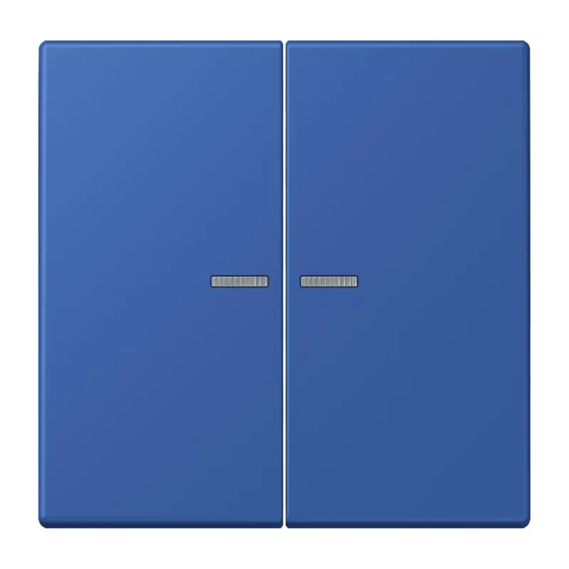 Jung Wippe 2fach mit Lichtleiter, Serie LS, bleu outremer 59 LC995KO5253
