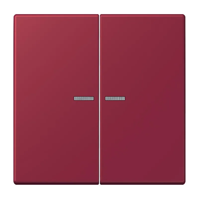 Jung Wippe 2fach mit Lichtleiter, Serie LS, le rubis LC995KO5255