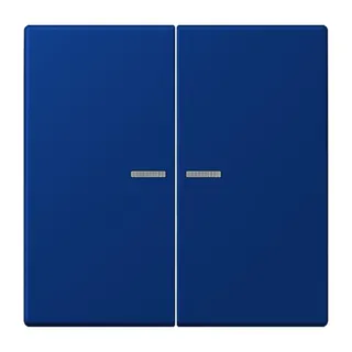 Jung HOME Taster 2fach, Serie LS, bleu outremer foncé BTLC17102261