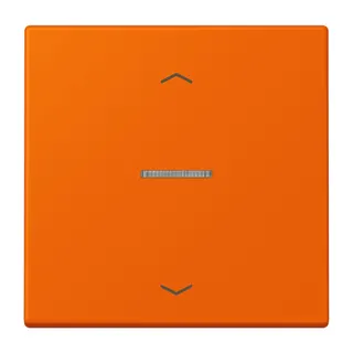 Jung HOME Taster 1fach, mit Pfeilsymbolen, Serie LS, orange BTLC17101P224