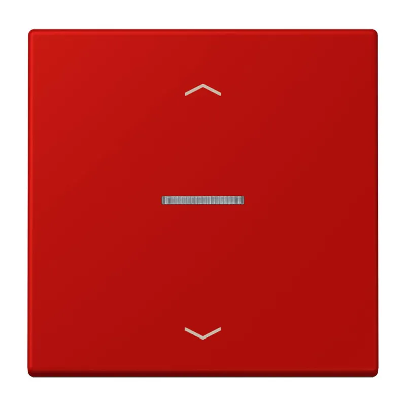 Jung HOME Taster 1fach, mit Pfeilsymbolen, Serie LS, rouge vermillon 31 BTLC17101P227