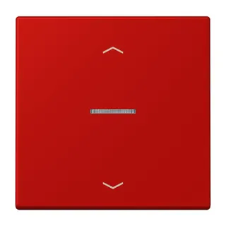 Jung HOME Taster 1fach, mit Pfeilsymbolen, Serie LS, rouge vermillon 31 BTLC17101P227