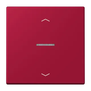 Jung HOME Taster 1fach, mit Pfeilsymbolen, Serie LS, rouge carmin BTLC17101P229