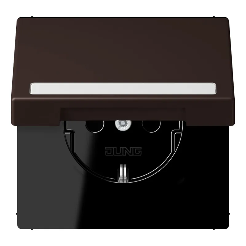 Jung SCHUKO Steckdose, 16 A 250 V ~, mit Schriftfeld, Serie LS, terre d LC1520BFNAKL252