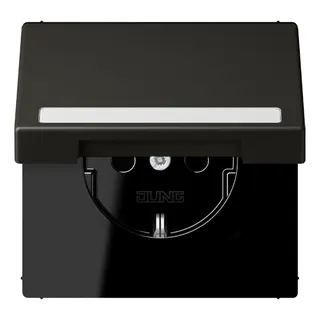Jung SCHUKO Steckdose, 16 A 250 V ~, mit Schriftfeld, Serie LS, ombre n LC1520BFNAKL259