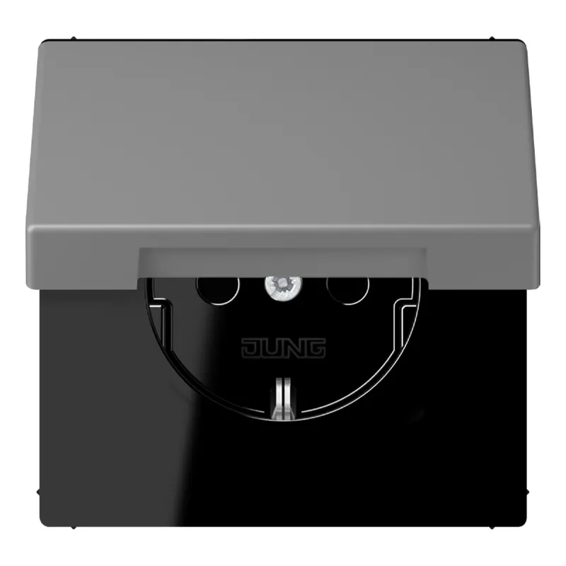 Jung SCHUKO Steckdose, 16 A 250 V ~, Serie LS, gris 31 LC1520BFKIKL203