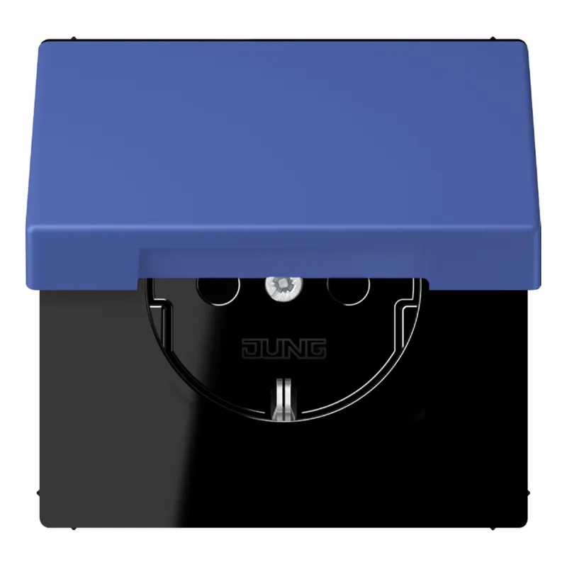 Jung SCHUKO Steckdose, 16 A 250 V ~, Serie LS, bleu outremer 31 LC1520BFKIKL206