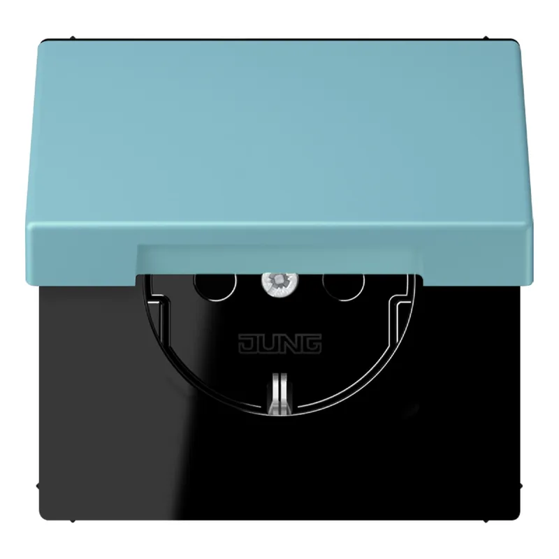 Jung SCHUKO Steckdose, 16 A 250 V ~, Serie LS, céruléen moyen LC1520BFKIKL213
