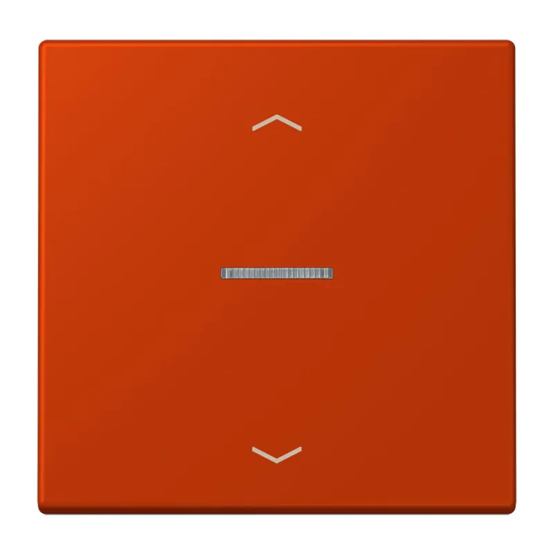 Jung HOME Taster 1fach, mit Pfeilsymbolen, Serie LS, rouge vermillon 59 BTLC17101P244