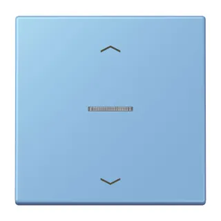 Jung HOME Taster 1fach, mit Pfeilsymbolen, Serie LS, bleu céruléen 59 BTLC17101P256
