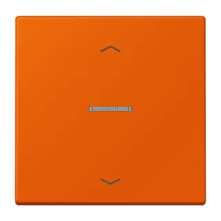 Jung HOME Taster 1fach, mit Pfeilsymbolen, Serie LS, orange vif BTLC17101P260