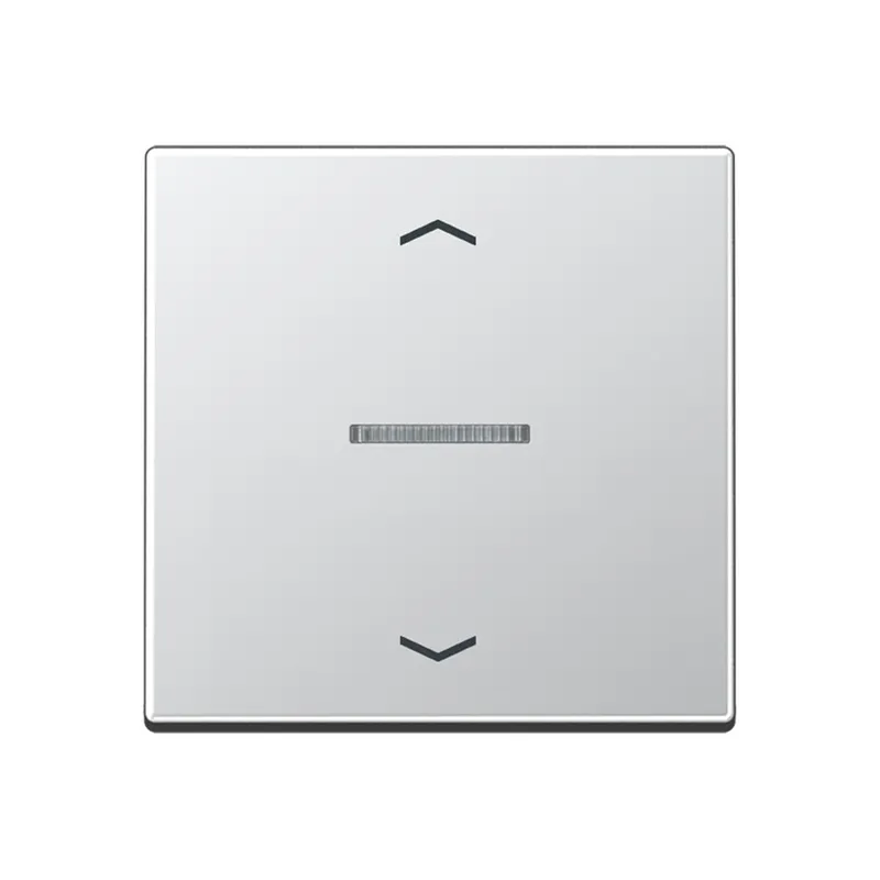 Jung HOME Taster 1fach, mit Pfeilsymbolen, Serie A, aluminium BTA17101PAL