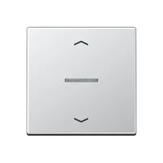Jung HOME Taster 1fach, mit Pfeilsymbolen, Serie A, aluminium BTA17101PAL
