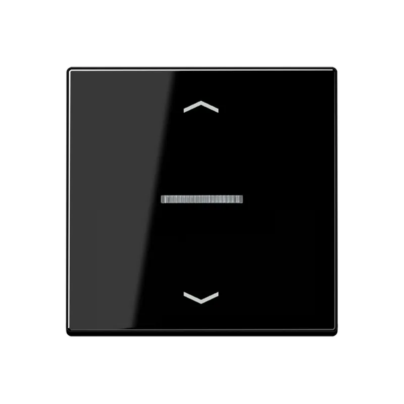 Jung HOME Taster 1fach, mit Pfeilsymbolen, Duroplast, Serie A, schwarz BTA17101PSW