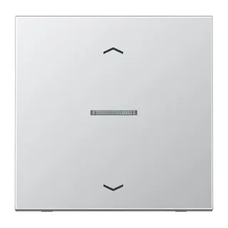 Jung HOME Taster 1fach, mit Pfeilsymbolen, Serie LS, Aluminium BTAL17101P